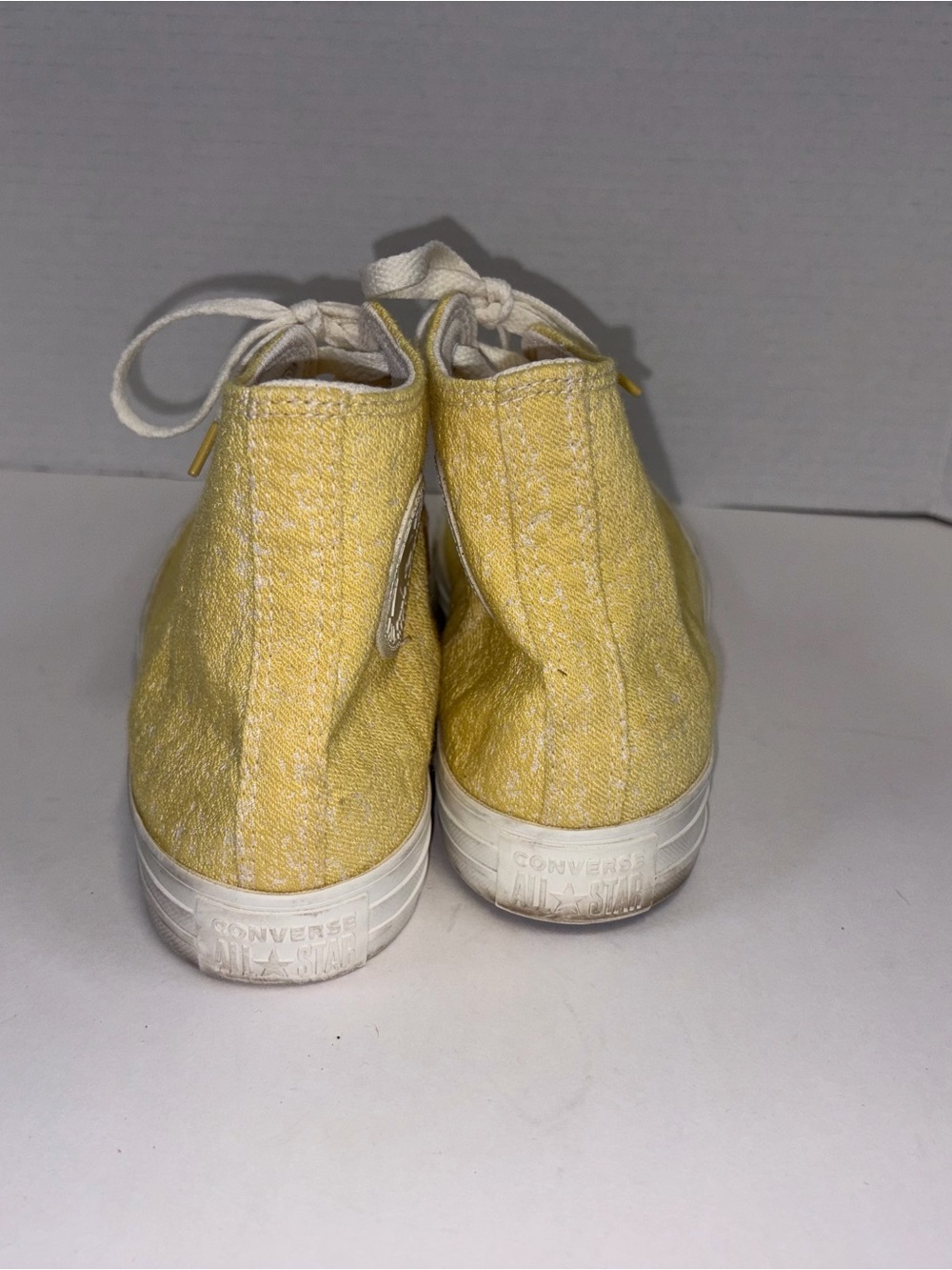 Converse Yellow High Top Canvas Sneakers - Picture 4 of 6